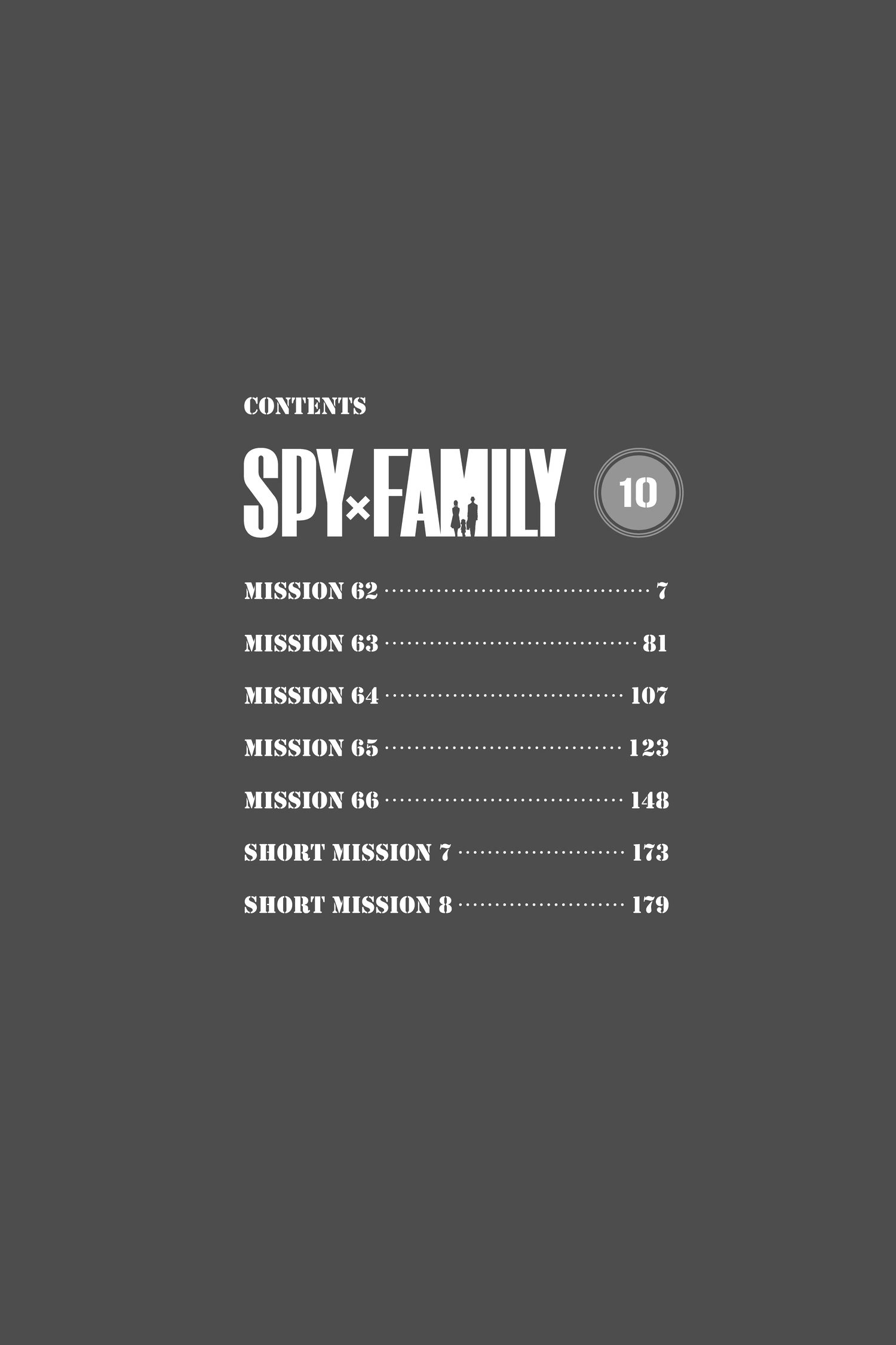 SPY x FAMILY Manga